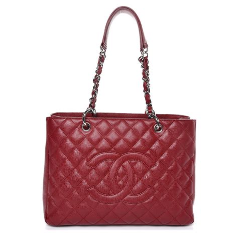 Chanel Grand Shopping Tote Quilted Caviar 